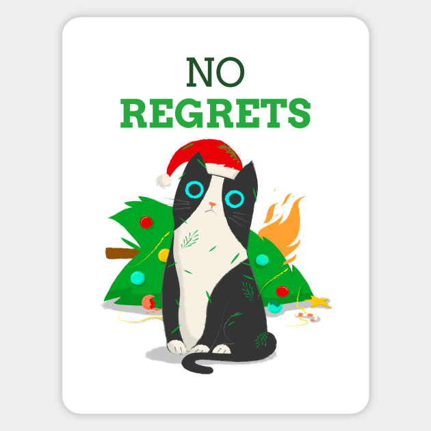 No Regrets Sticker by MellowGroove